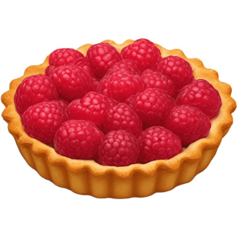 little raspberry tart creamy  emoji