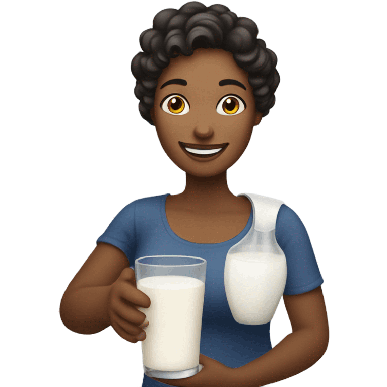 mama with milk emoji