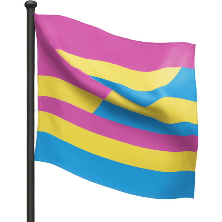 Pansexual pride flag emoji