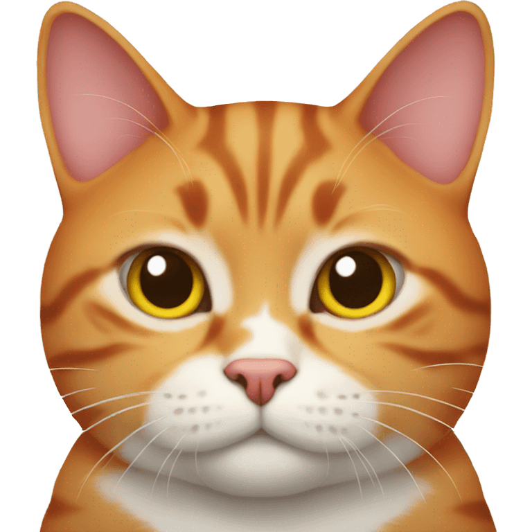 Cat red head fat  emoji