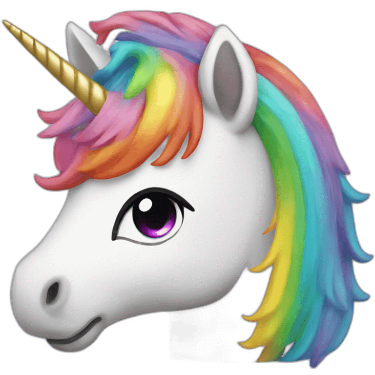 Rainbow-Unicorn emoji