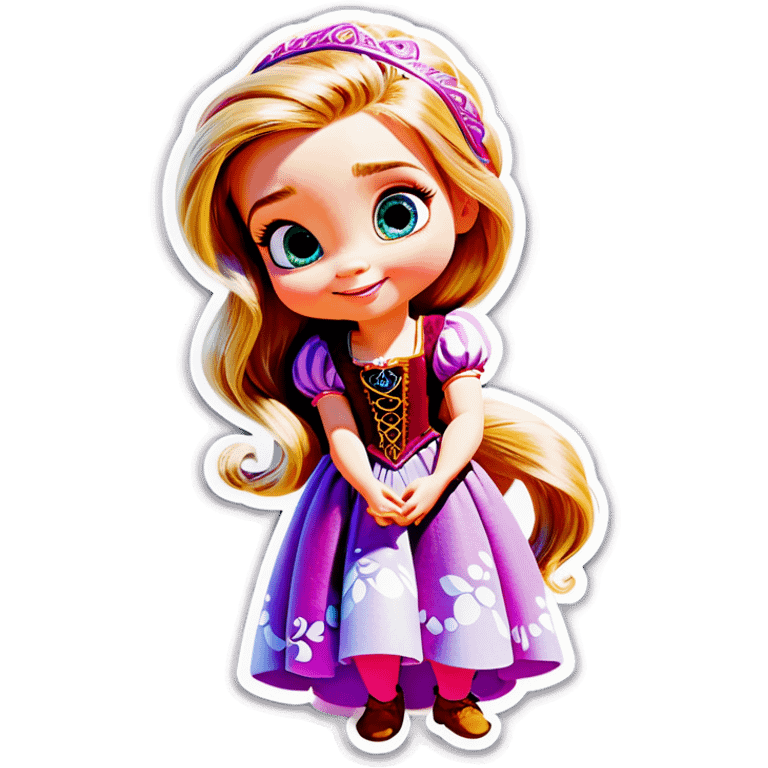 Baby rapunzel emoji