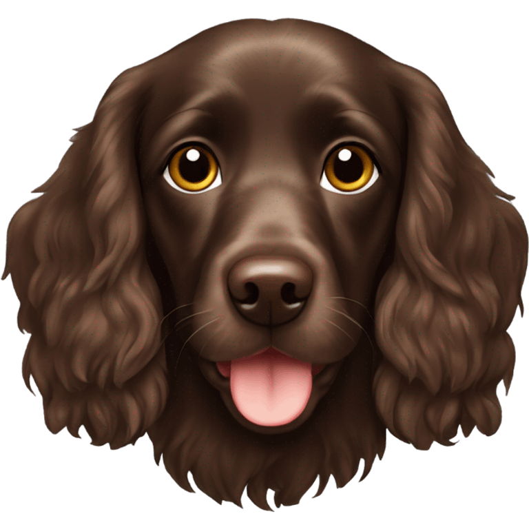 Boykin spaniel face emoji