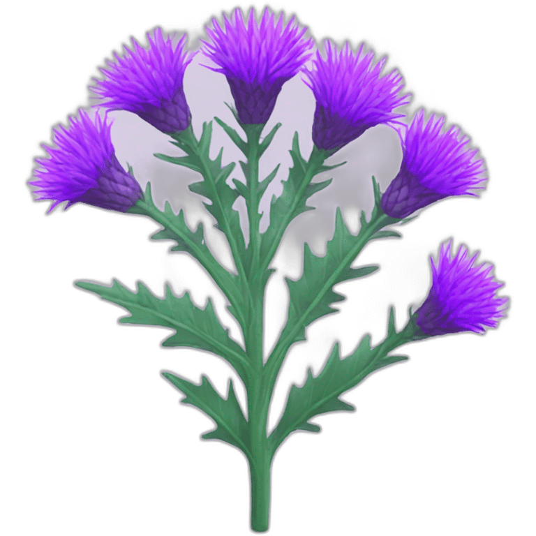 Purple Emojithistle emoji