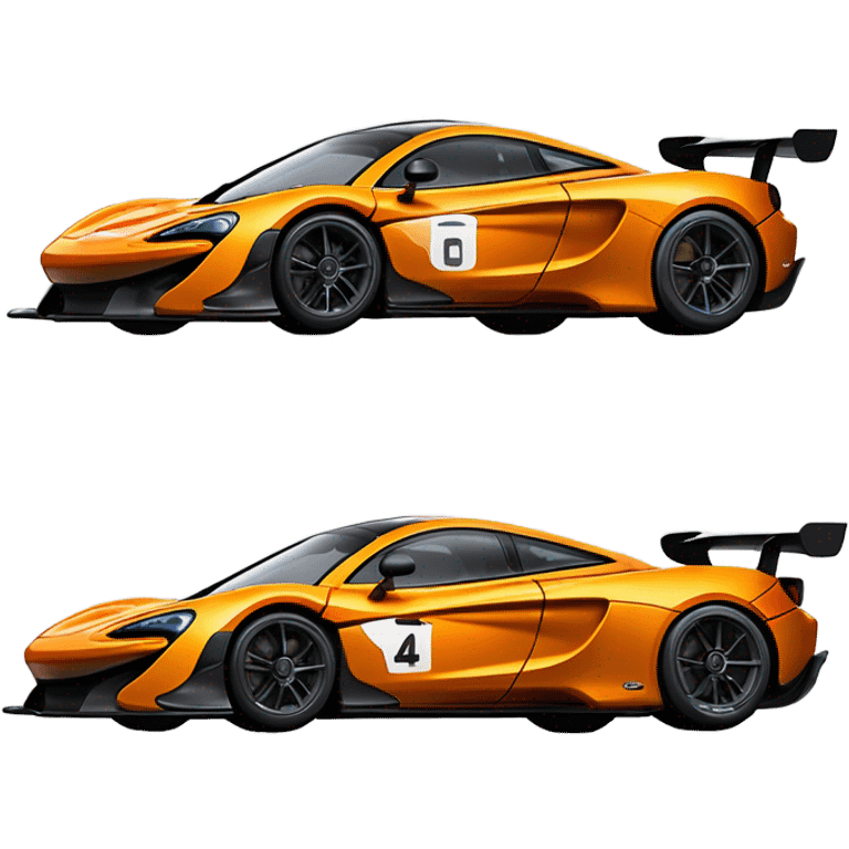 McLaren GT3 race car emoji