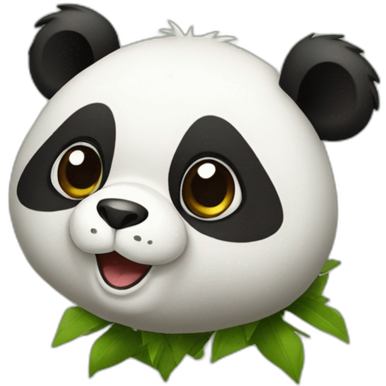 Panda bambus emoji