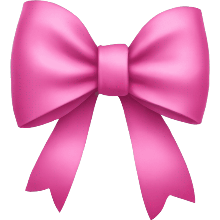 Pink bow emoji