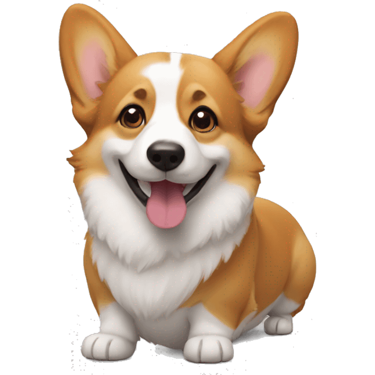 Corgi cunning emoji