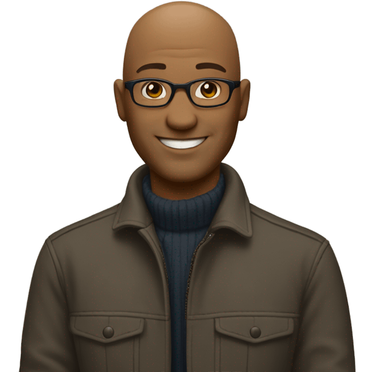 gay bald guy emoji