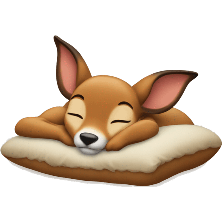 Bambi sleeping emoji