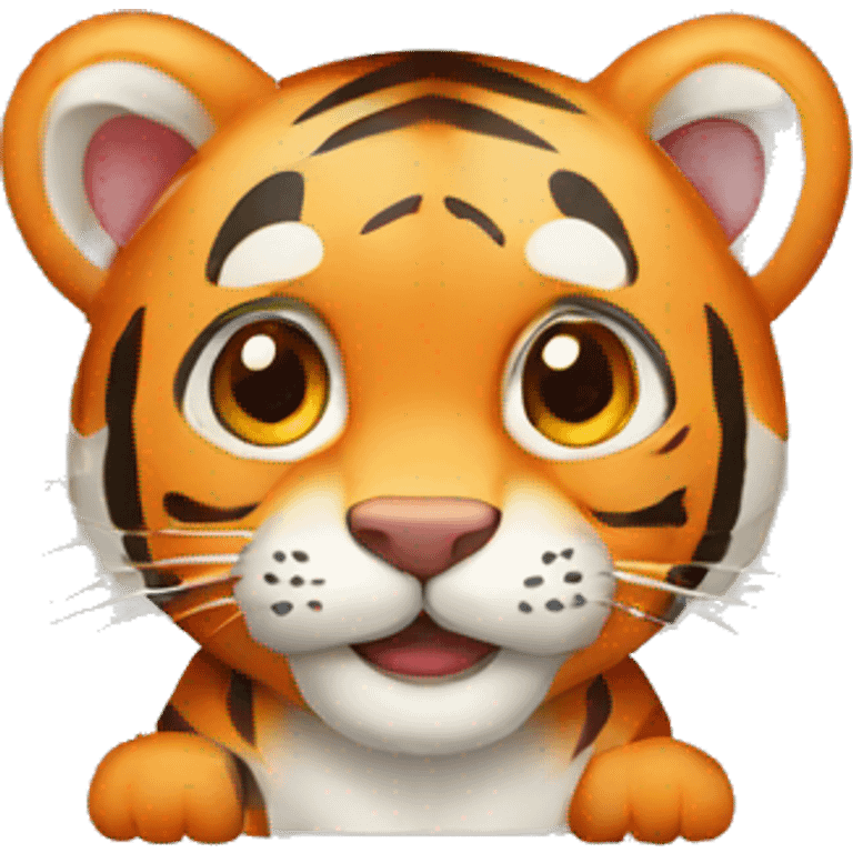 cute tiger emoji