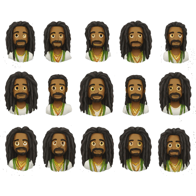 Stickers rastafari  emoji