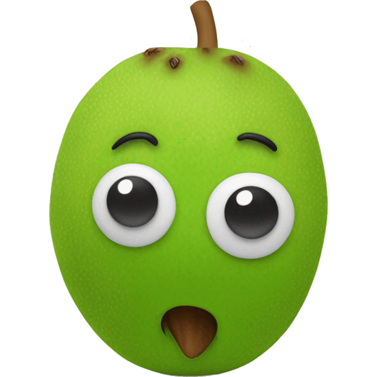 3D kiwi fruit  emoji