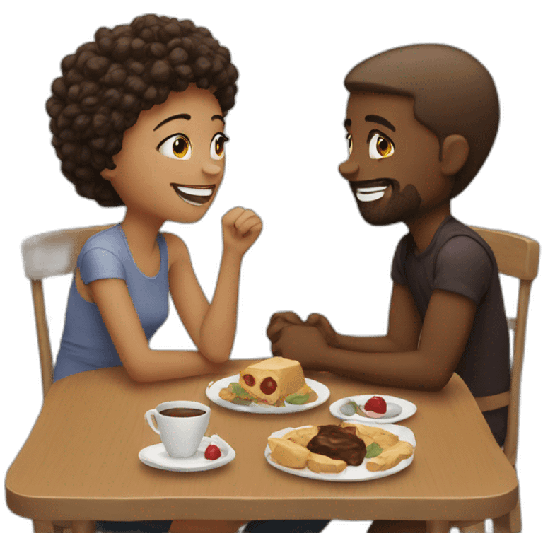 Date with friends emoji