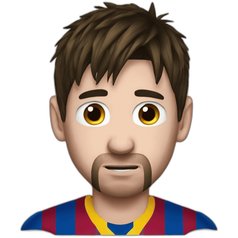 Messi crying emoji