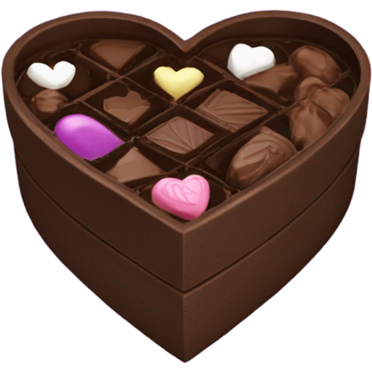 heart chocolate box purple emoji