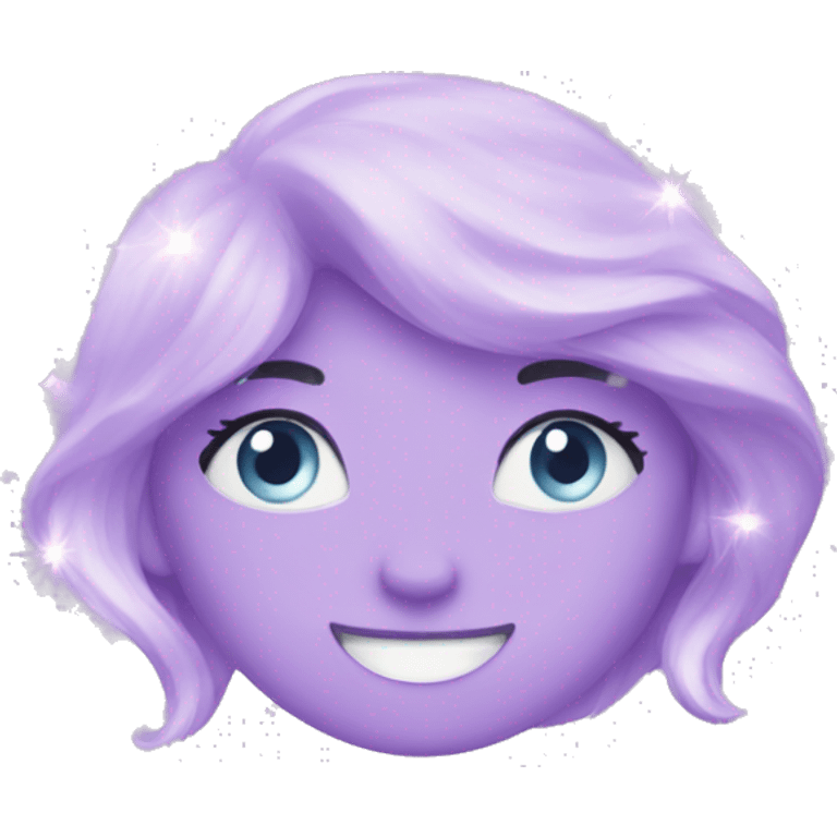 Pastel purple sparkle emoji