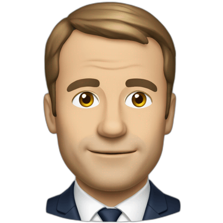 Macron bière emoji