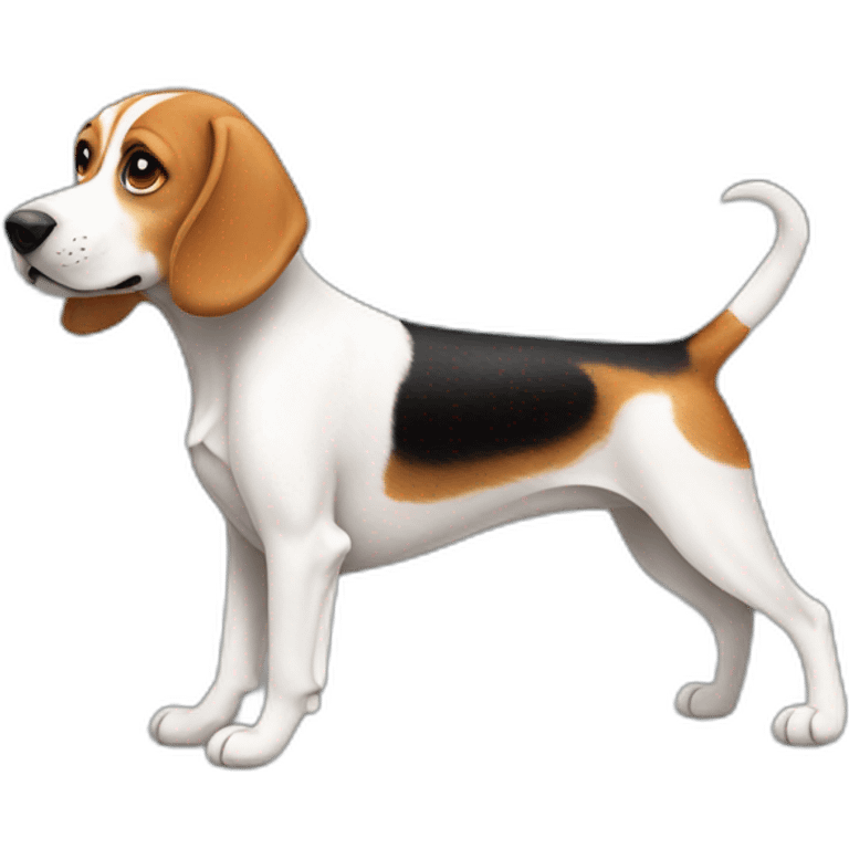 playing beagle emoji