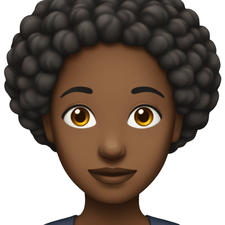 A black woman that is a French emoji