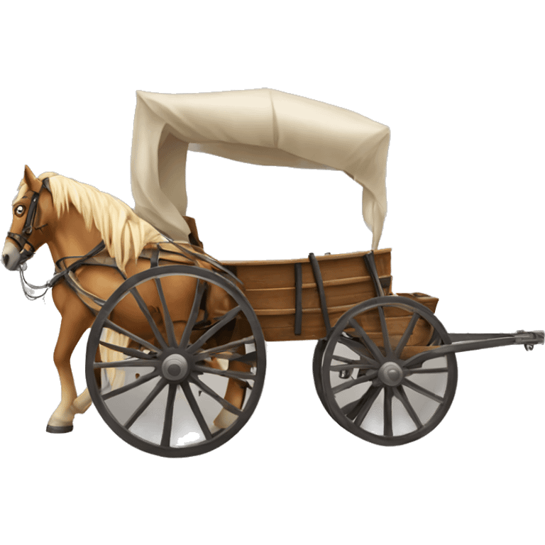 Horse cart emoji