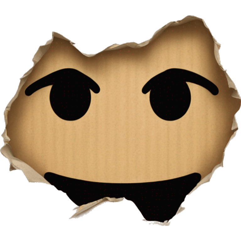 torn cardboard emoji