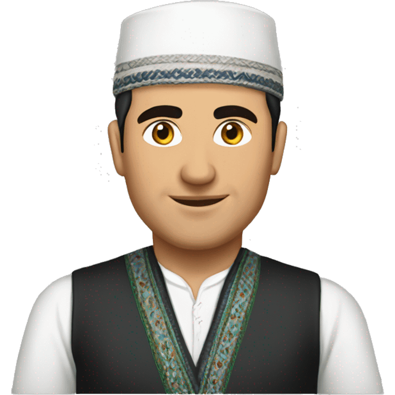 The Tajik man emoji