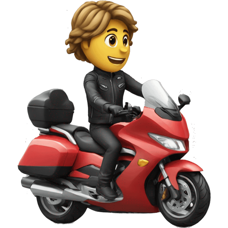 coeur sur un moto emoji