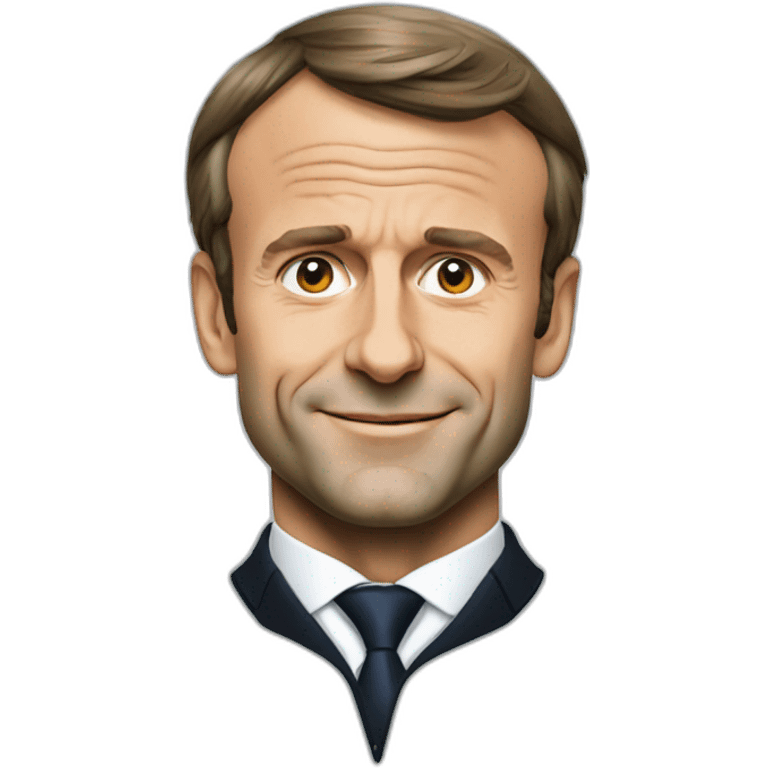 president emmanuel macron emoji