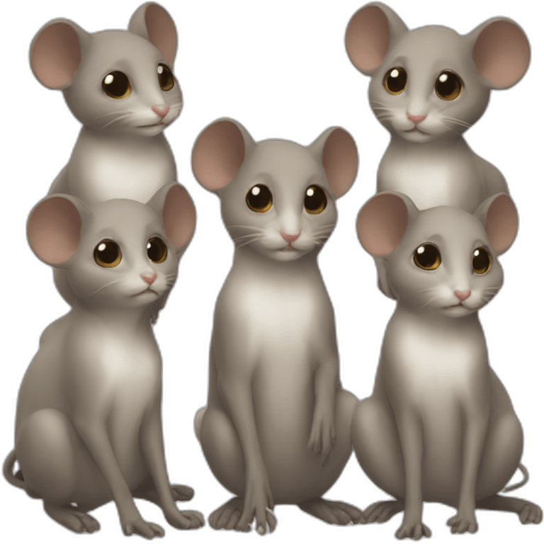 3 blind mice emoji