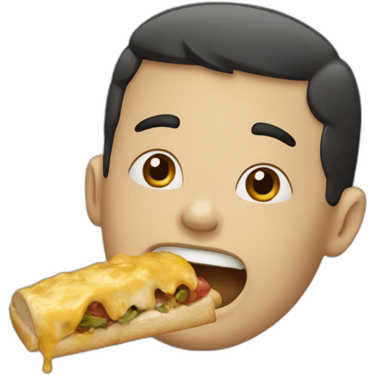 flacon eating emoji