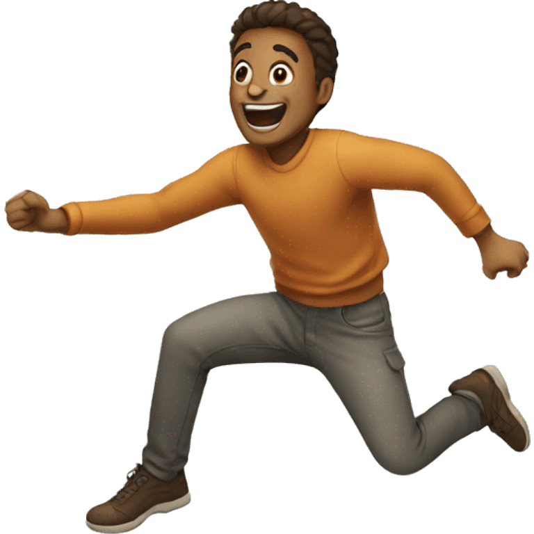 a man jumping emoji