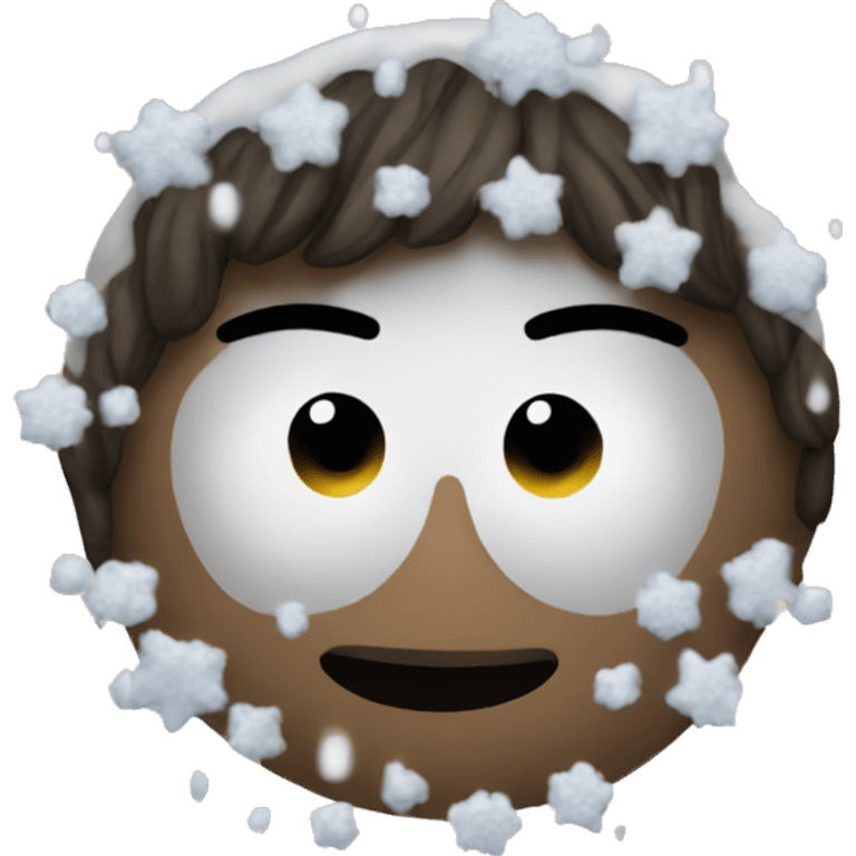 Snowfall emoji