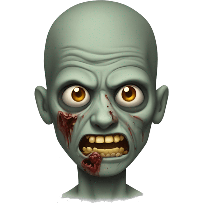 gözsüz zombie emoji