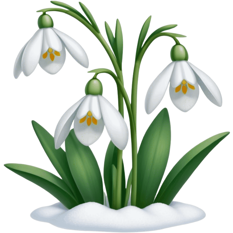 snowdrops emoji