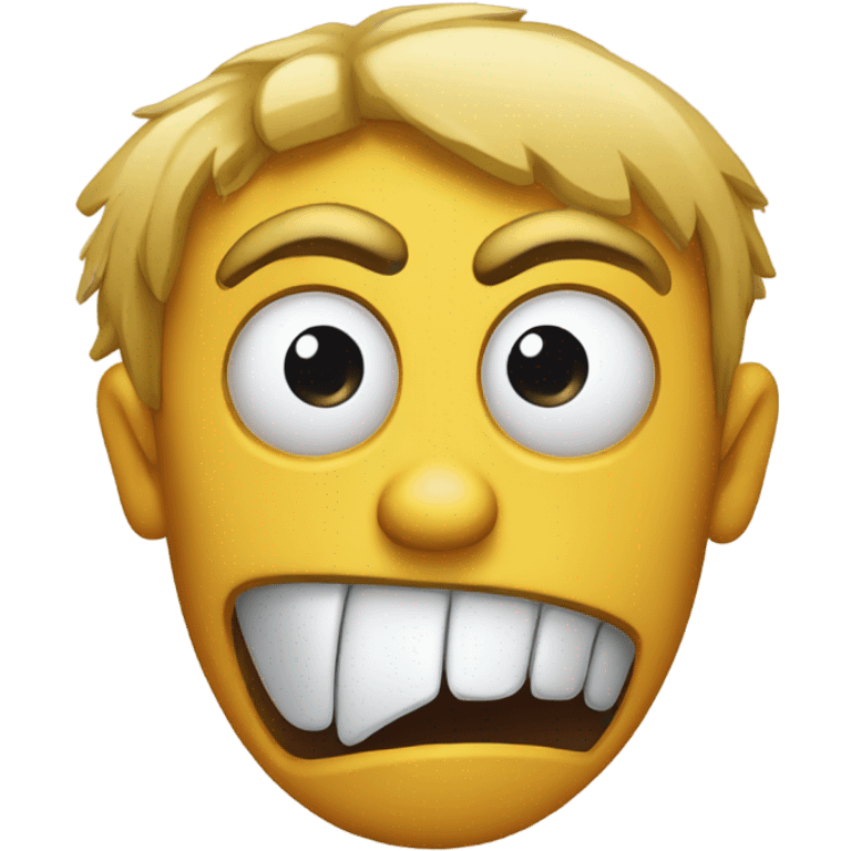 emoji looking scared emoji