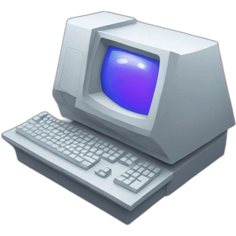 Geometric computer 🦠 emoji