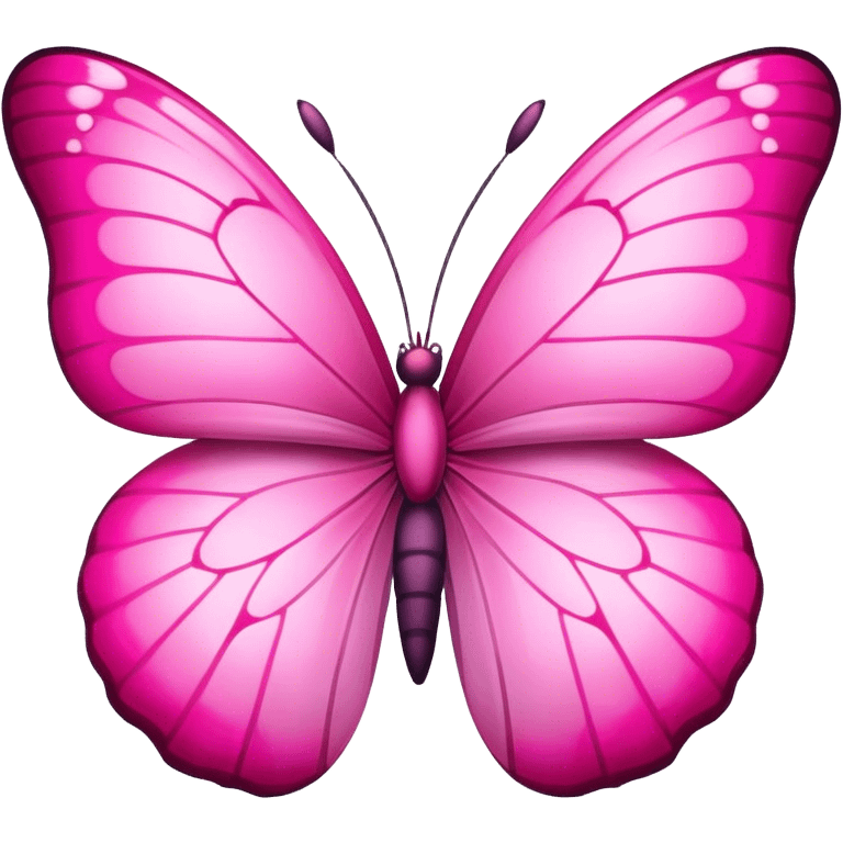 Mariposa rosa emoji