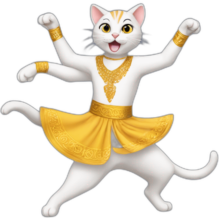 Cat dancing Arabian dance  emoji