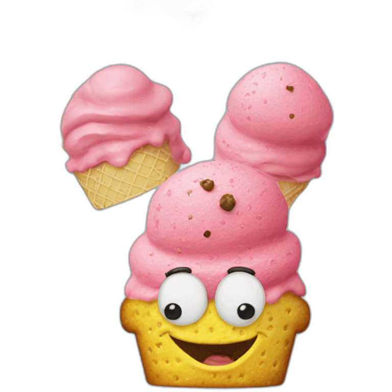 sponge bob ICE CREAM emoji