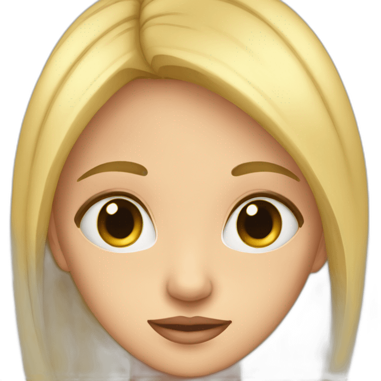 Fille sans oeil emoji