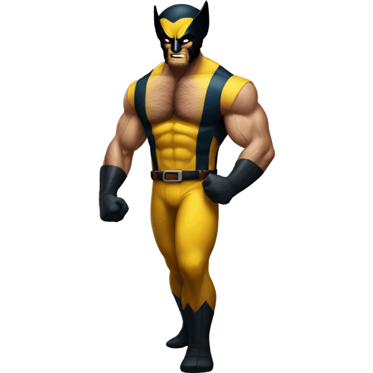 full body Wolverine  emoji