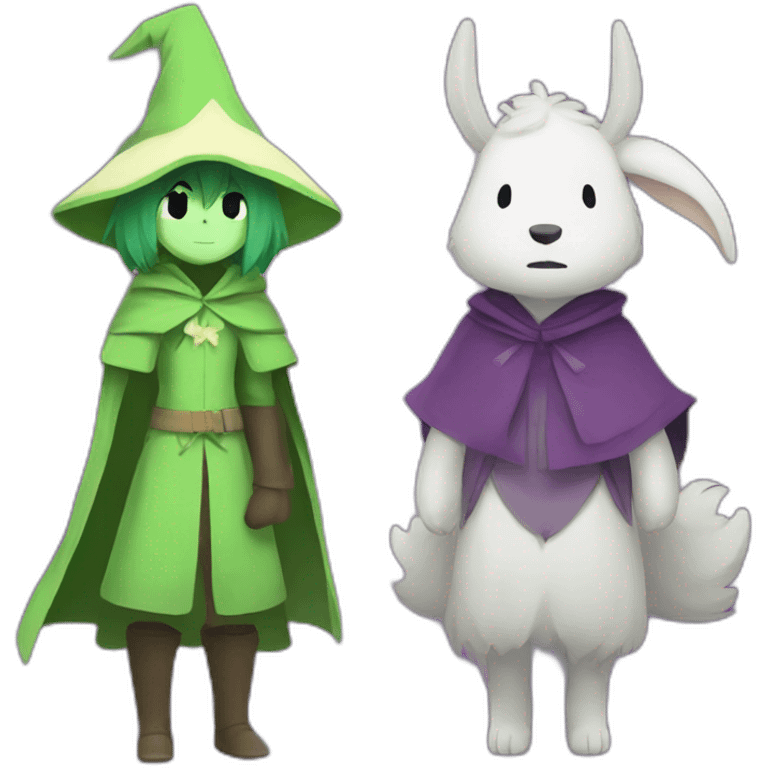 Ralsei and asriel emoji