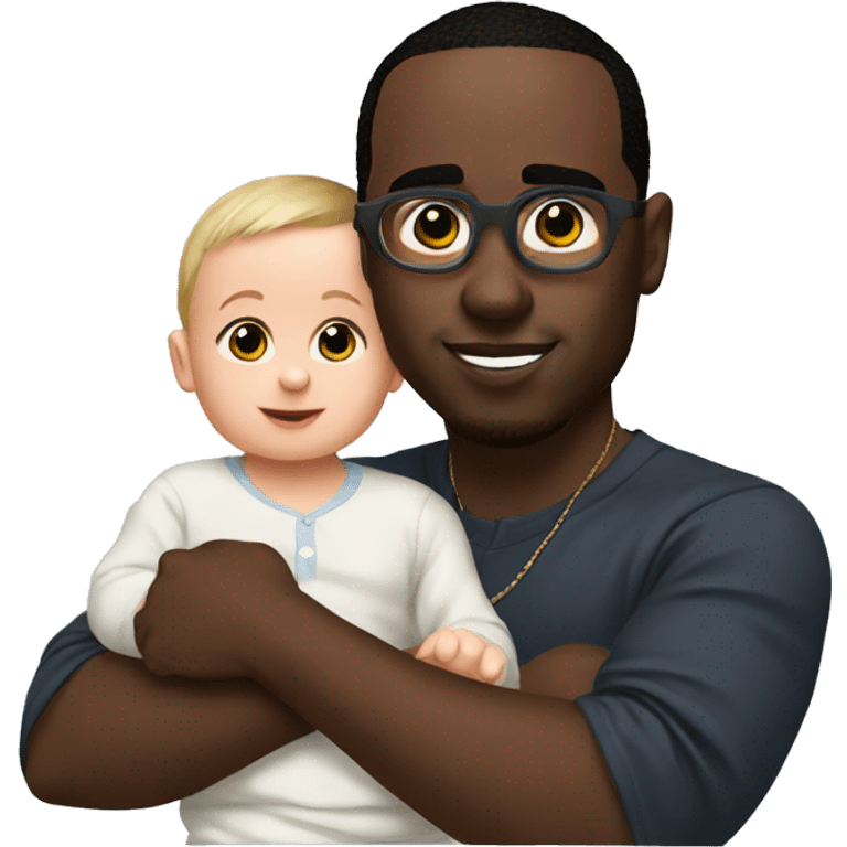 Diddy with baby oli emoji