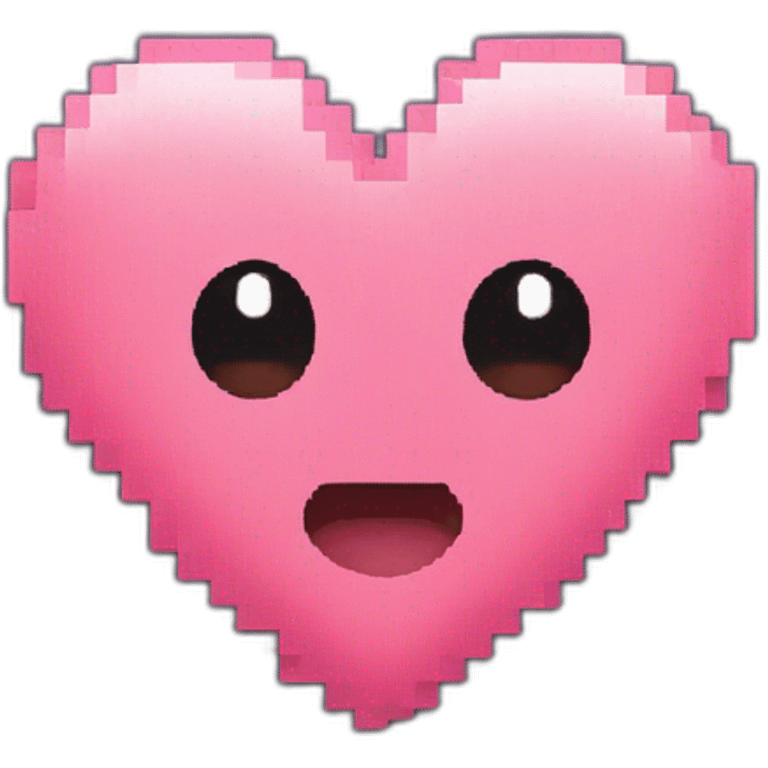 pixelish heart emoji