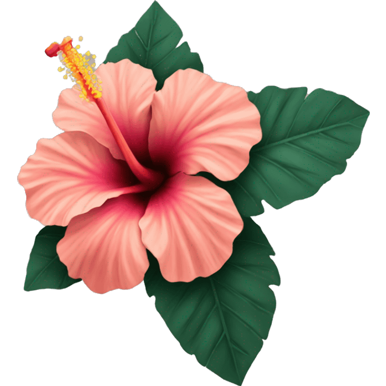 Hibiscus flower emoji