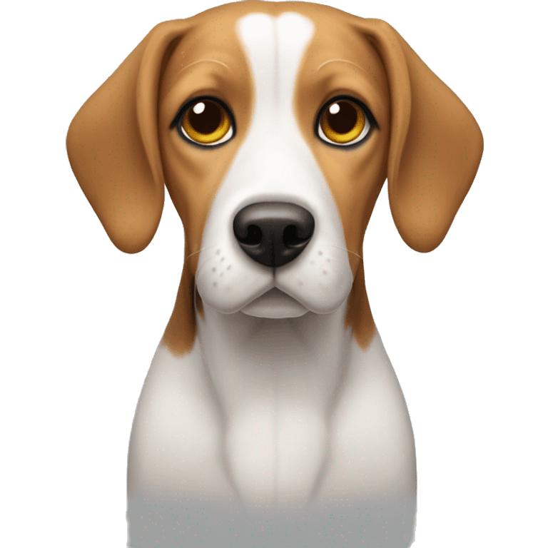 Dog mix Beagle bodeguero emoji