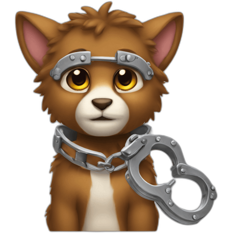 Furry Handcuffs emoji