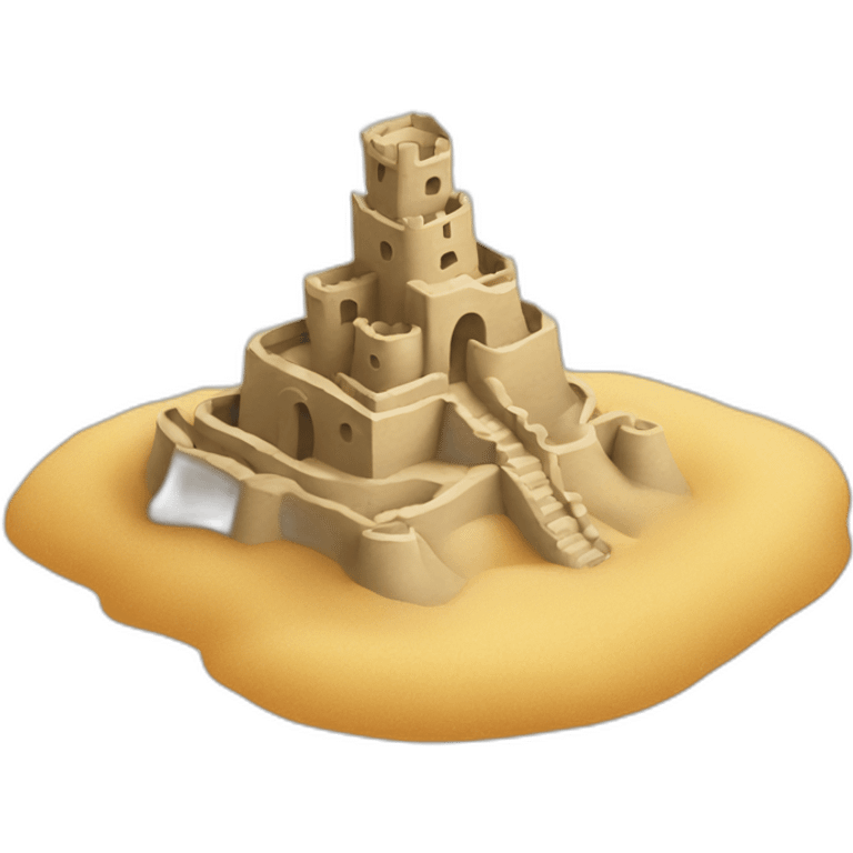 Sand castle emoji