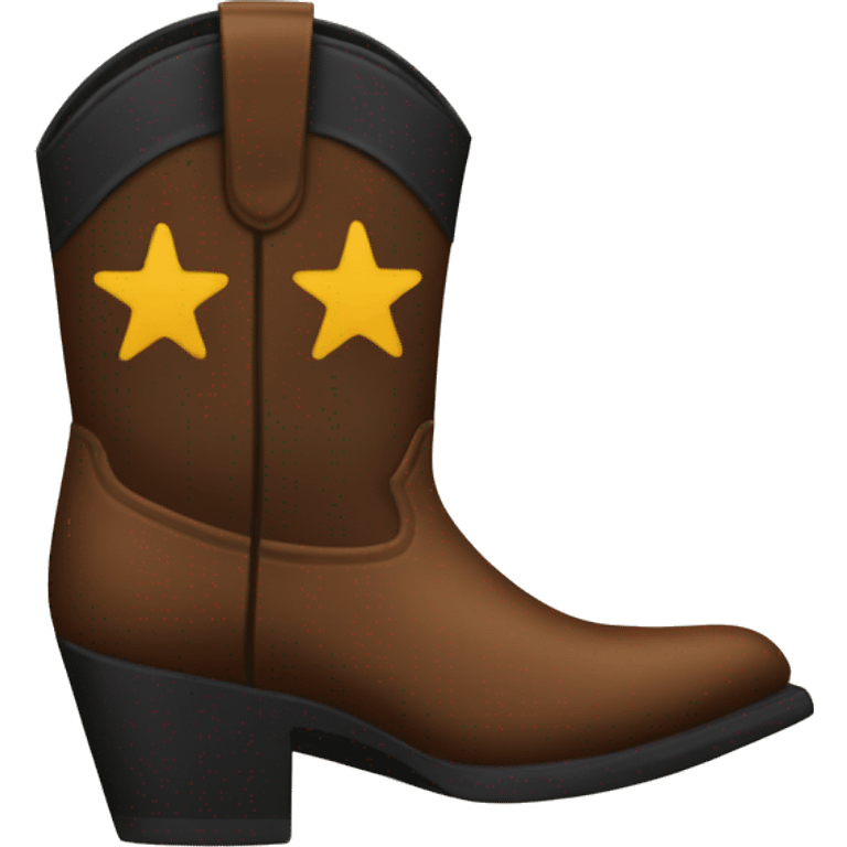 Cowboys boots emoji